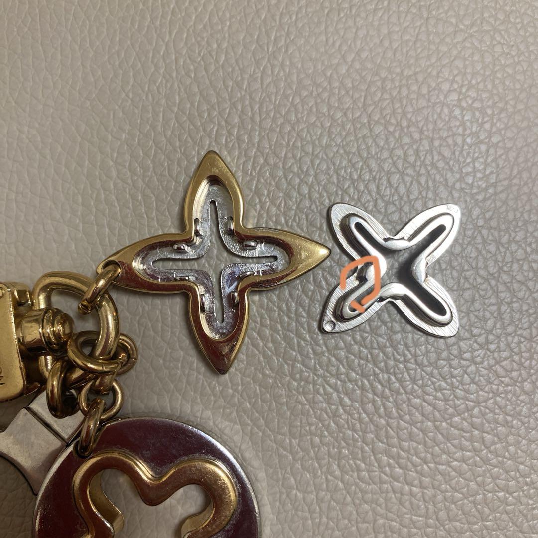 LOUIS VUITTON チャーム ゴールド シルバー