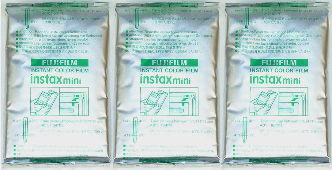 チェキ用フィルム 箱なし【30枚】ホワイトフレーム instax mini