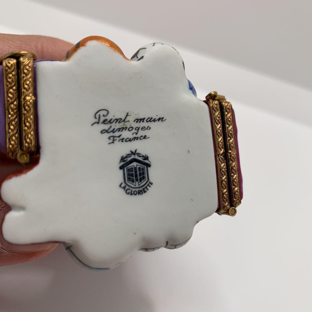 リモージュボックス Peint MainLimoges スポーツベア