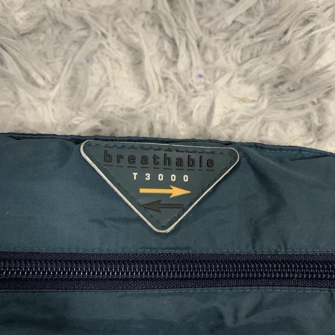 古着 JEANTEX ブルー 総柄 ナイロンジャケット ビッグシルエット