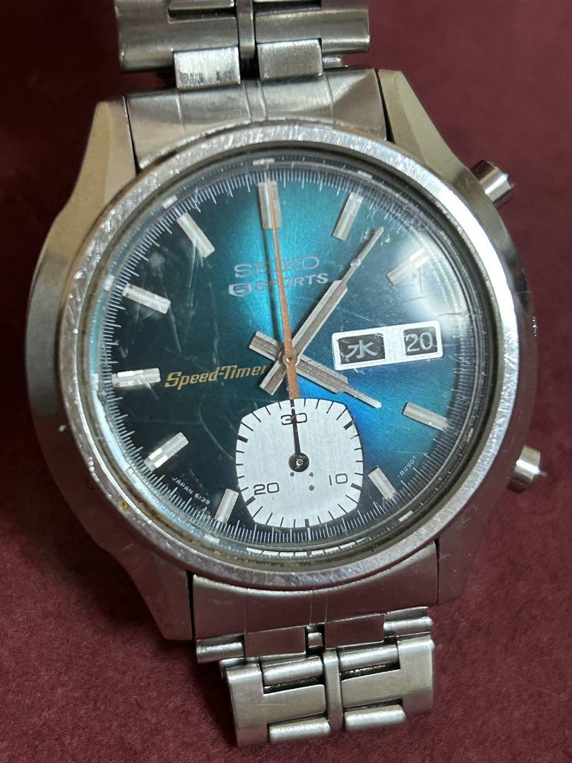 SEIKO セイコー　スピードタイマー　5スポーツ　6139-8050