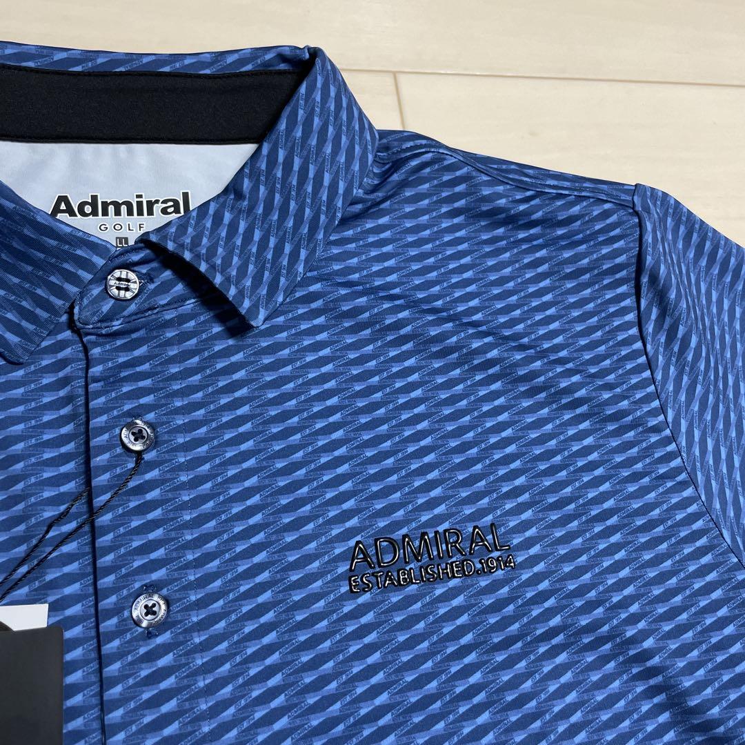 【新品】アドミラルゴルフ 半袖シャツ LLサイズ