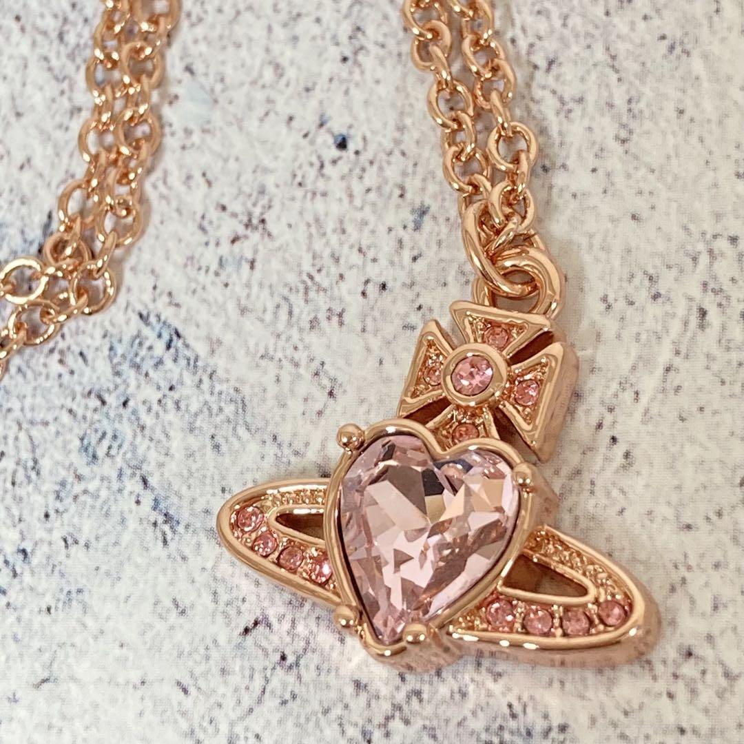 Vivienne Westwood ARIELLAネックレス　PG×PINK