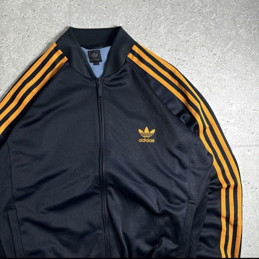 【美品】adidas 00s トラックジャケット ジャージ SST ネイビー O