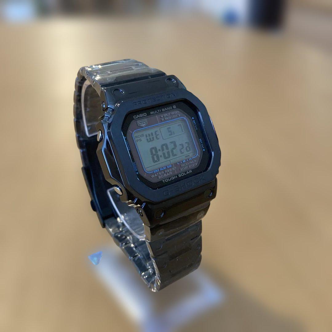 G-SHOCK GW-M5610BA電波ソーラー ブラックフルメタルカスタム
