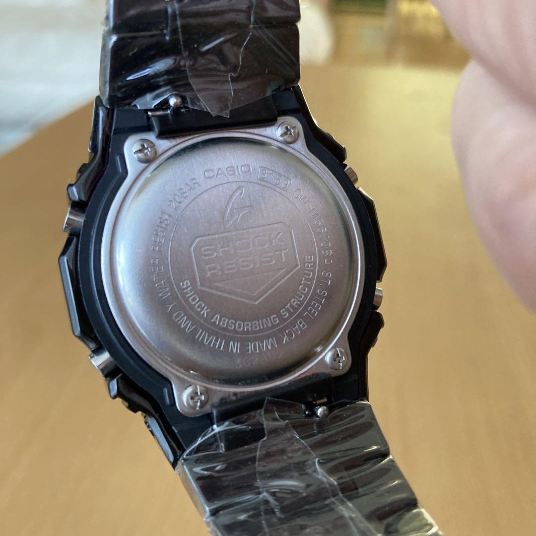G-SHOCK GW-M5610BA電波ソーラー ブラックフルメタルカスタム