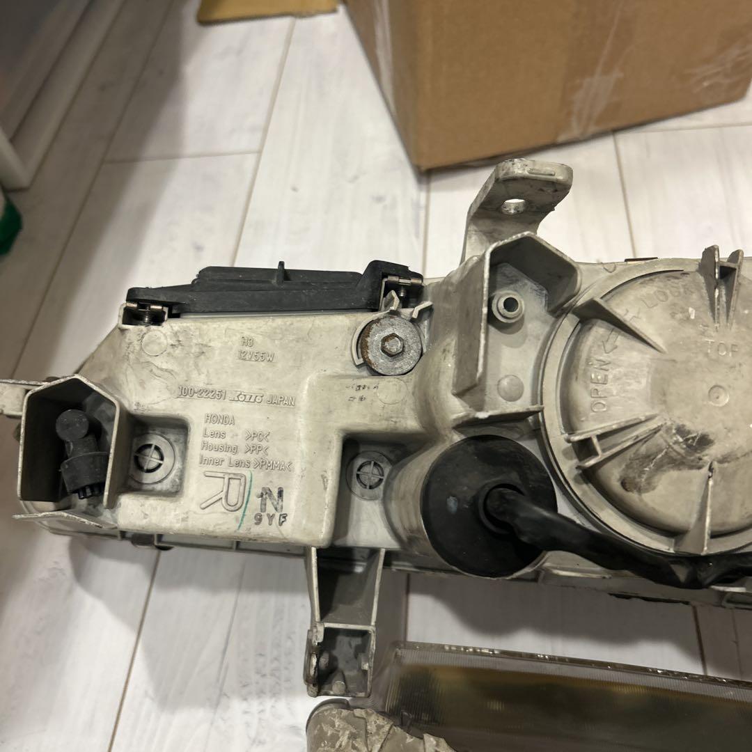 美品 ホンダ インテグラ dc2 ヘッドライト 左右 100-22251