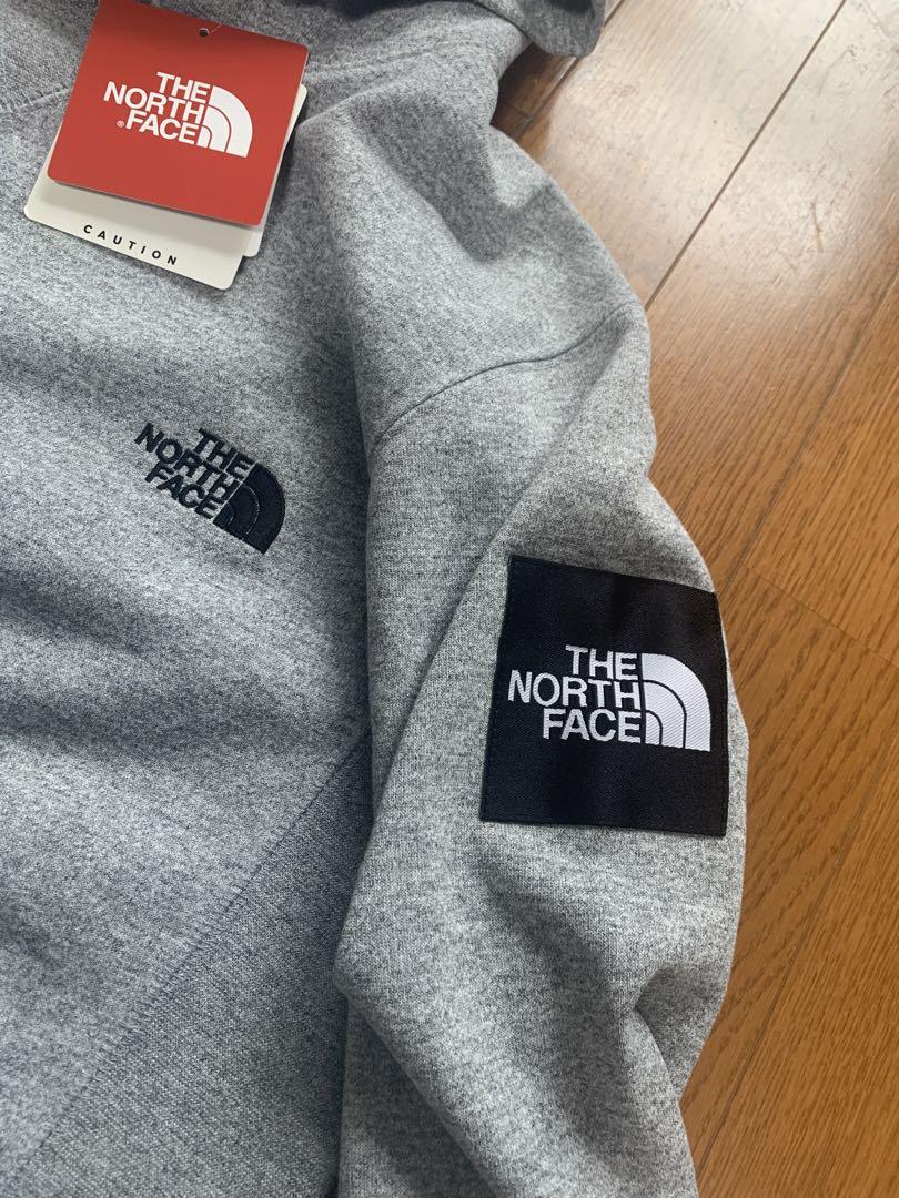 THE NORTH FACE ミックスグレー パーカー サイズMタグ付き美品