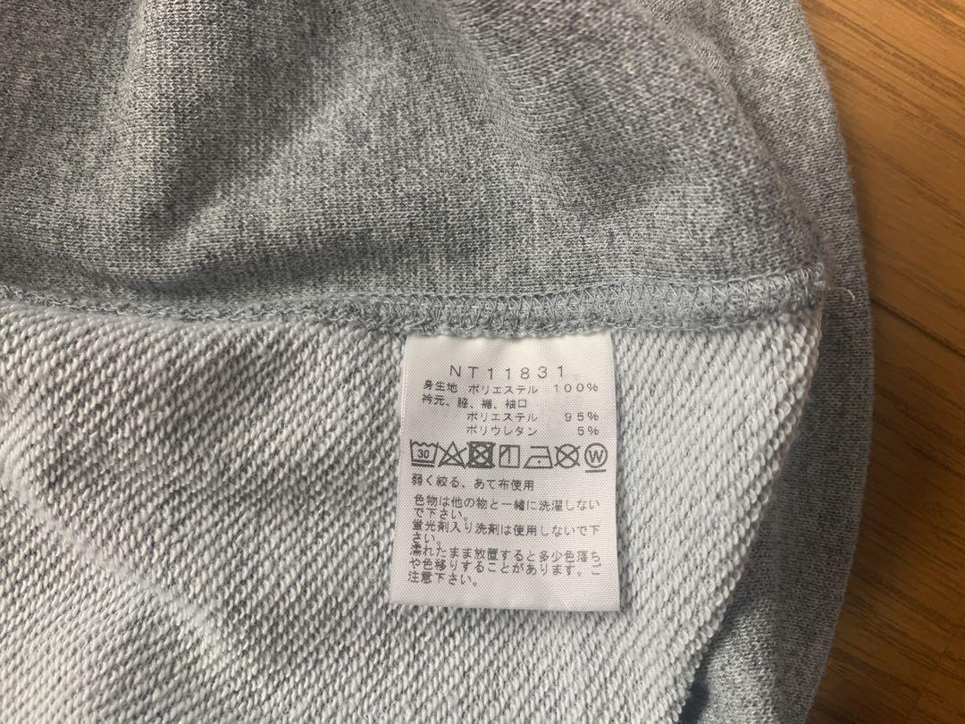 THE NORTH FACE ミックスグレー パーカー サイズMタグ付き美品