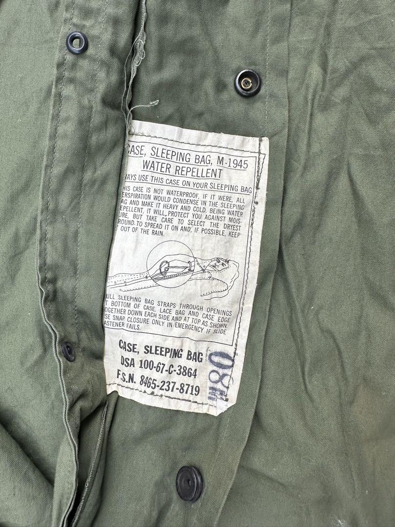 希少 良品 米軍 M-1945 シェラフカバー us ミリタリー 寝袋 コットン