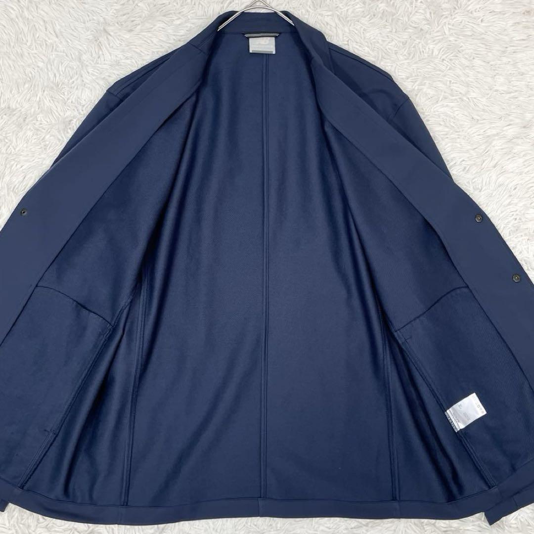 【美品✨希少2XL】ニューバランス テーラードジャケット 高ストレッチ ネイビー