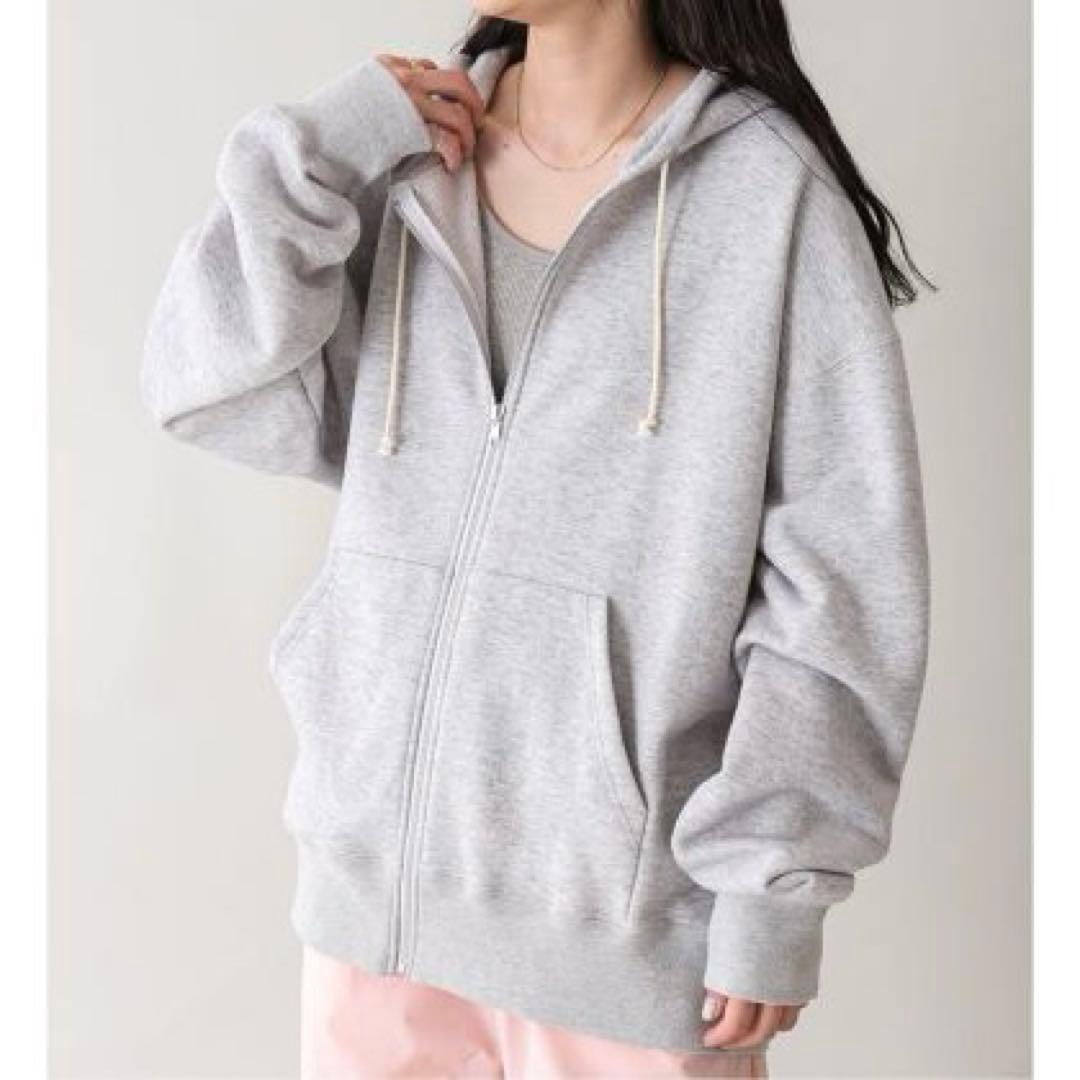 22AW アンフォロー　ソフトタッチヘビースウェットジップパーカー　ユニセックス