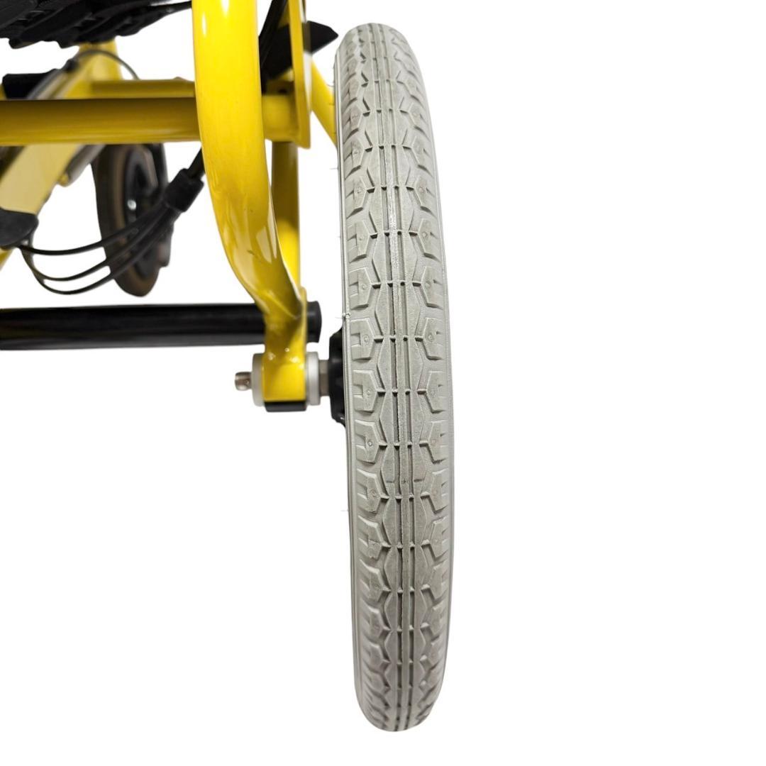 ☆希少! 美品 コギー 足こぎ 車いす ソリッドイエロー Mサイズ
