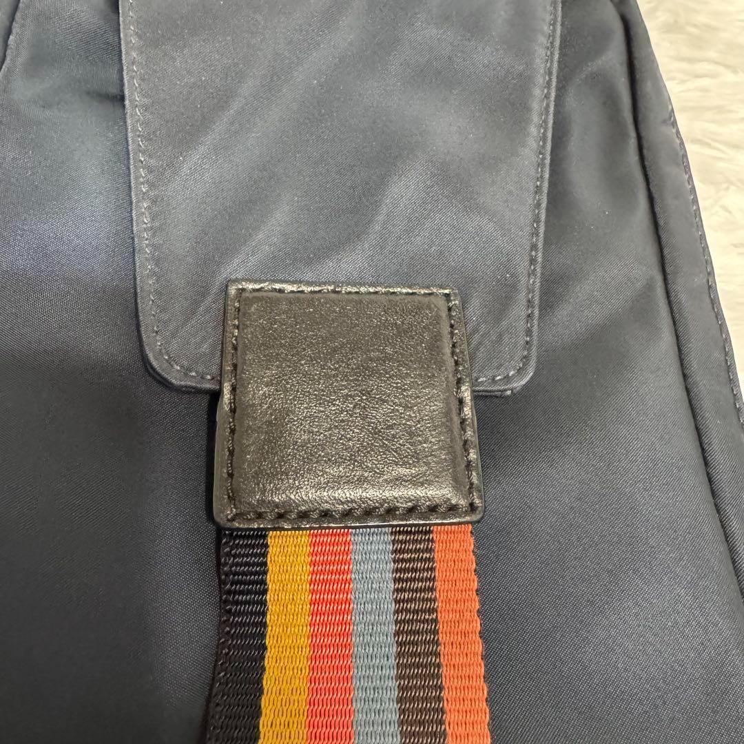 【美品】Paul Smith マルチストライプ　ボディバッグ　ショルダーバッグ