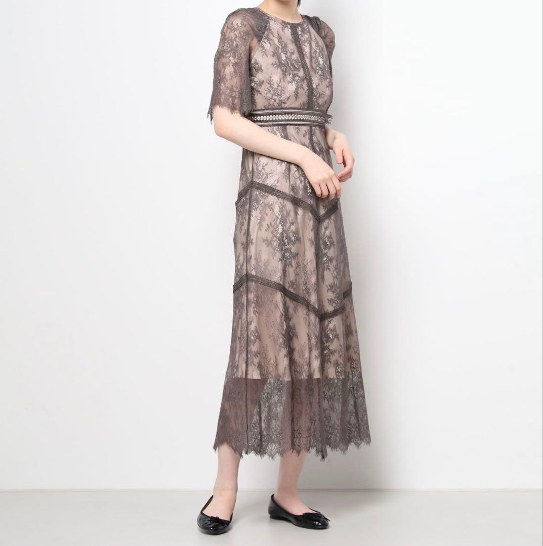 Dorry Doll ショルダーギャザーラッセルレースワンピースS