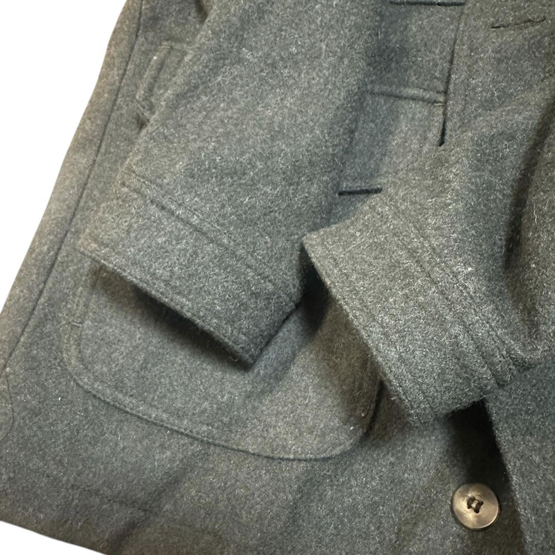 【USA製】80s Eddie Bauer エディーバウアー黒タグ ウールコート