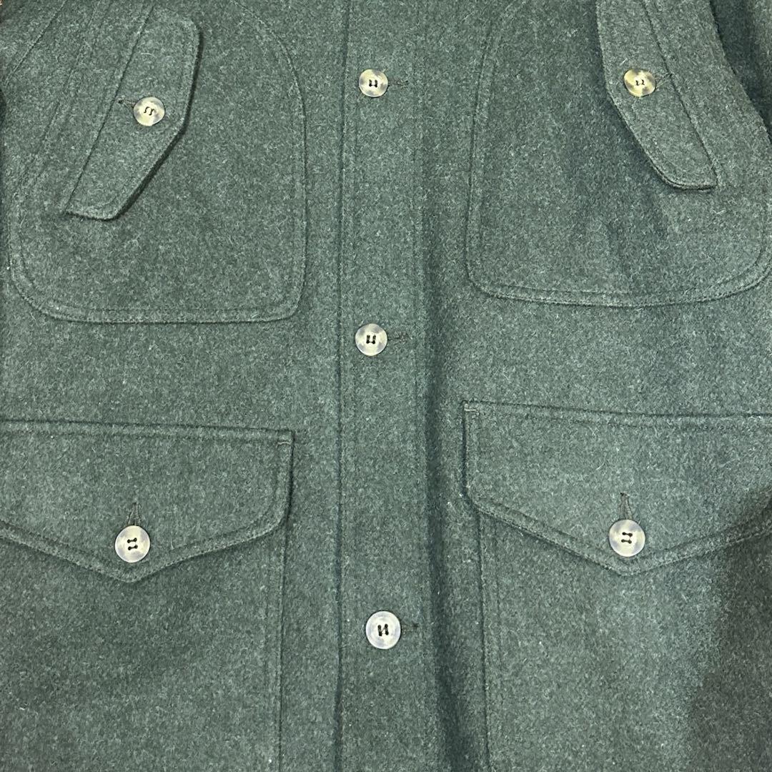 【USA製】80s Eddie Bauer エディーバウアー黒タグ ウールコート