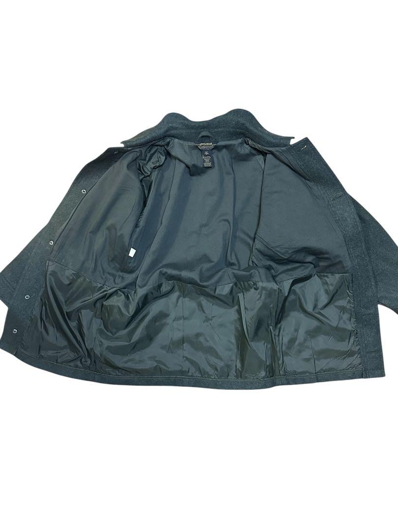 【USA製】80s Eddie Bauer エディーバウアー黒タグ ウールコート