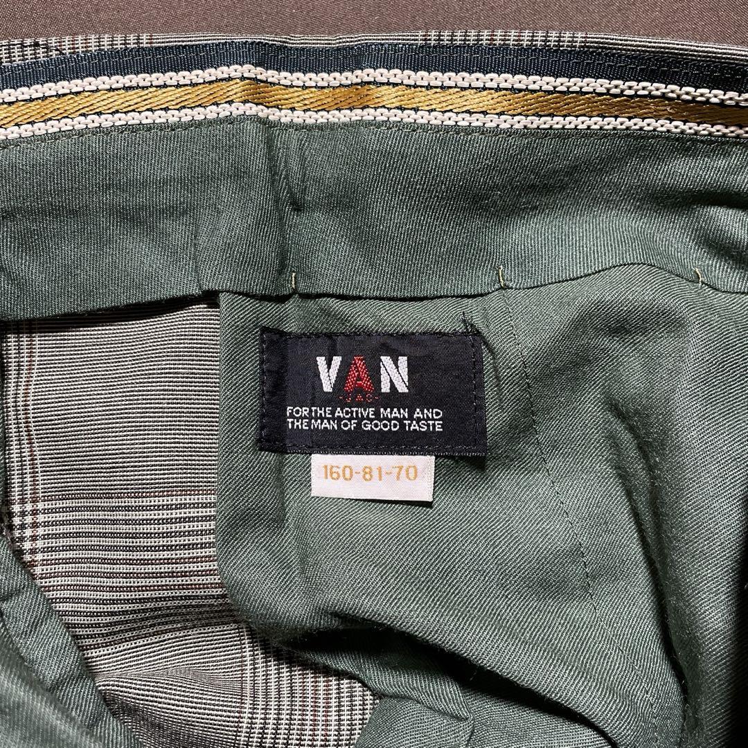 70s VAN JAC ヴァンヂャケット グレンチェックセットアップ
