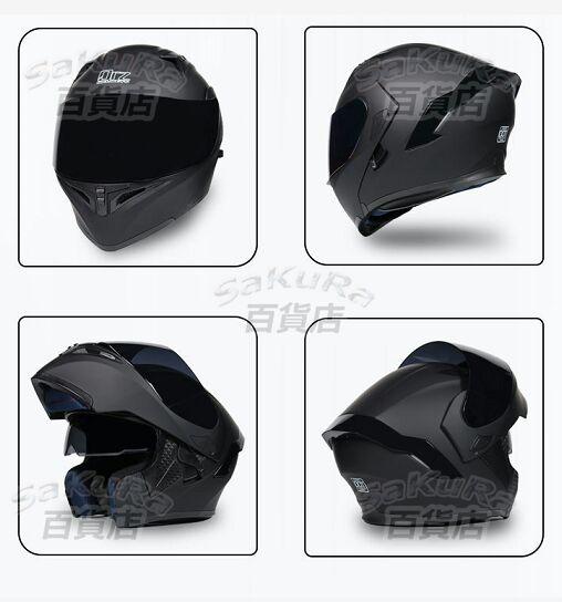 最安価格(税込) 艶消し黒バイクヘルメットダブルシールドシステムヘルメット REVO水色設定 qFUtk-m87911611211 大得価2022