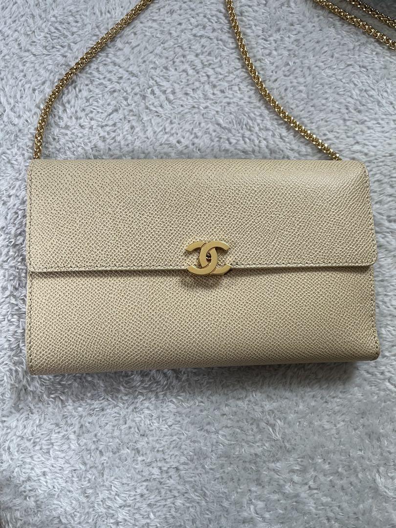 CHANEL 長財布　ベージュ　美品　ヴィンテージ CHANEL 長財布 ベージュ 美品 ヴィンテージ
