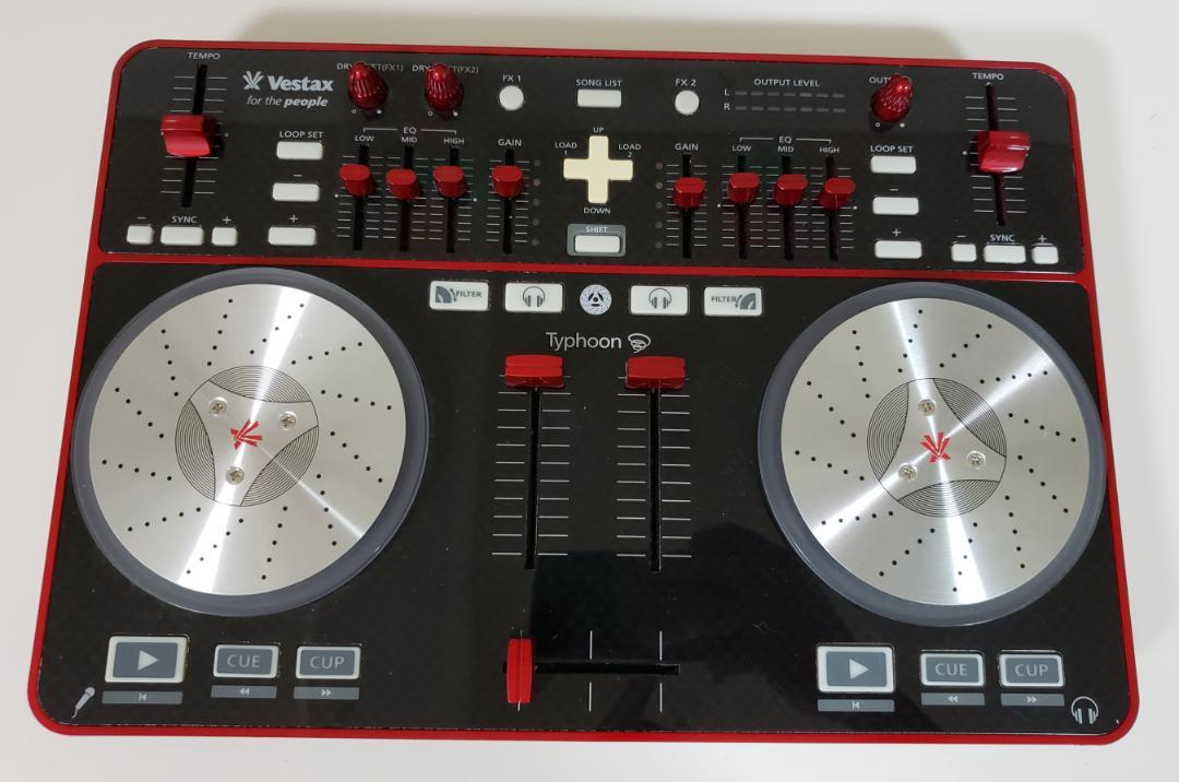 DJ機材 Vestax Typhoon Red