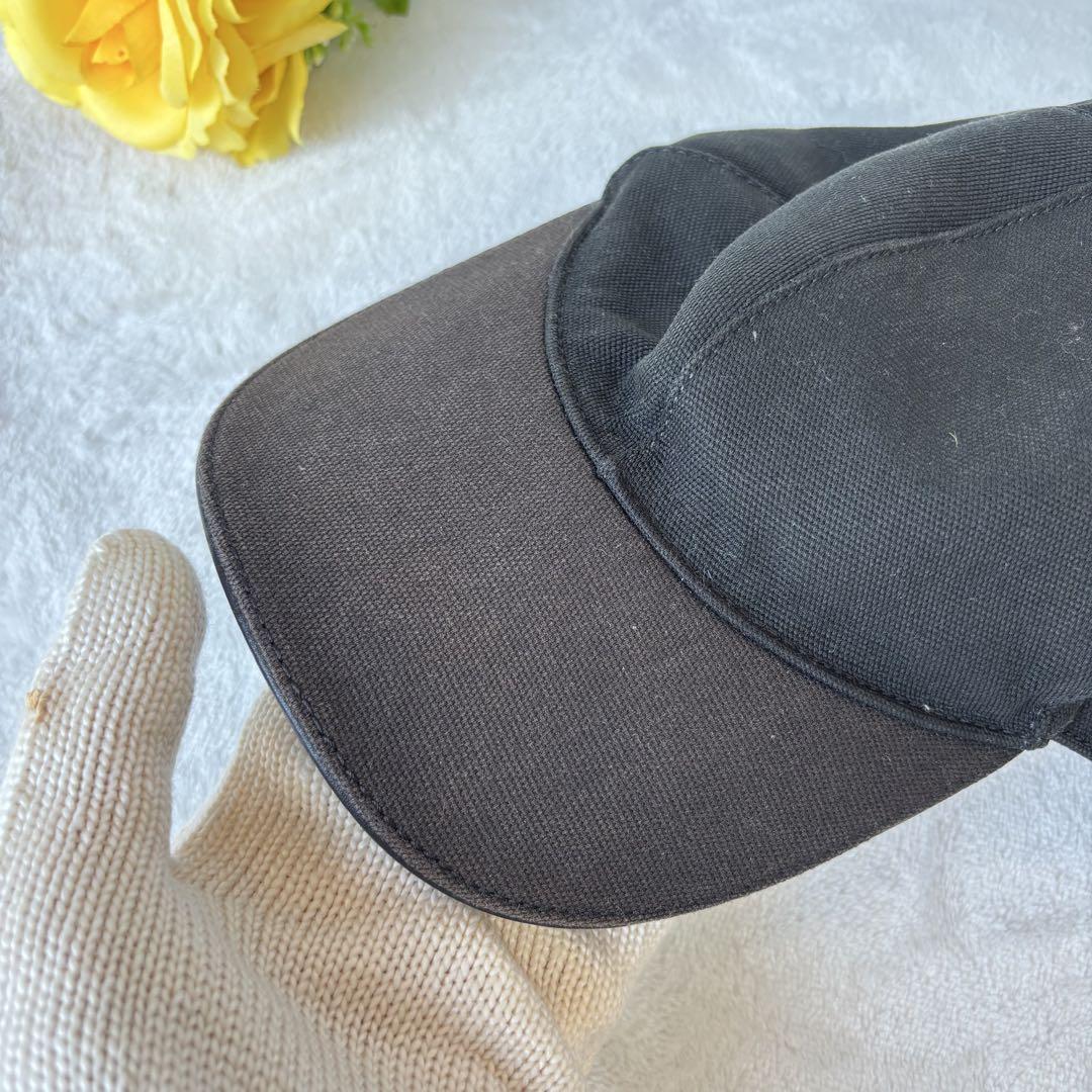 GUCCI グッチ　キャップ　黒　ブラック　XL 60cm