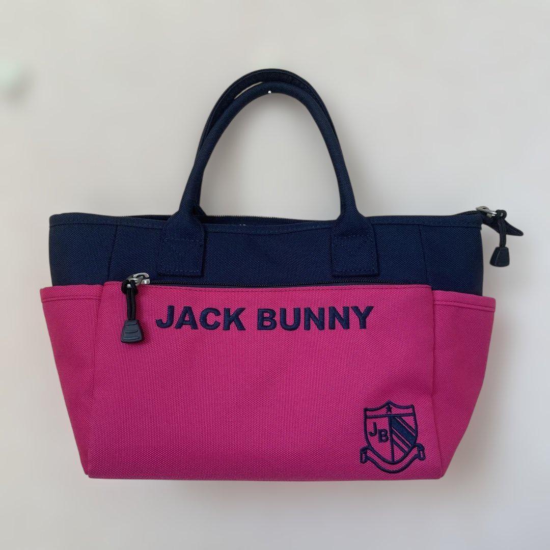 JACK BUNNY トートバッグ ピンク ネイビー