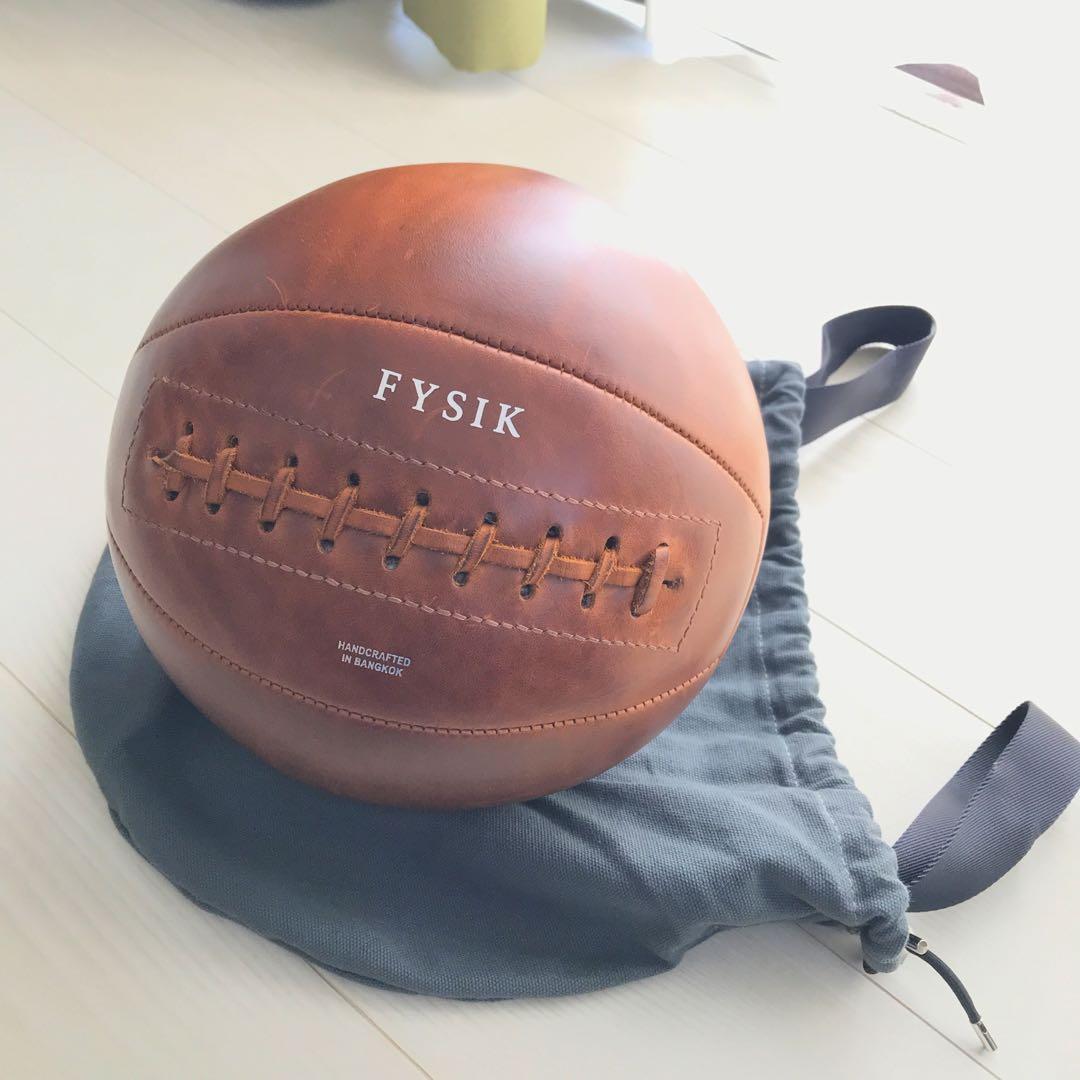 FYSIK 本革メディシンボール 約5kg 収納袋付き FYSIK 本革メディシンボール 約5kg 収納袋付き