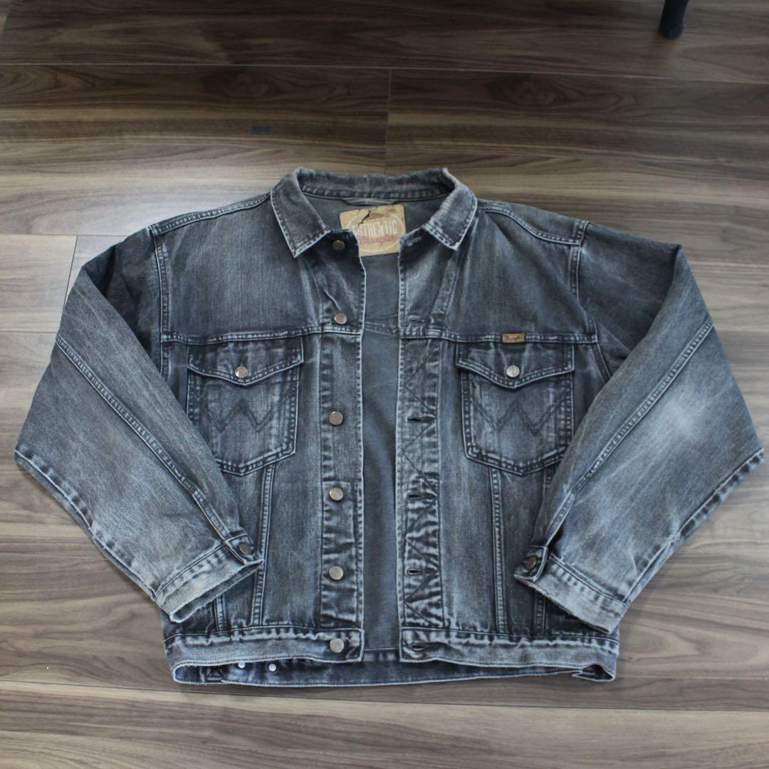 Wrangler ラングラー 90s 00s ブラック　デニムジャケット