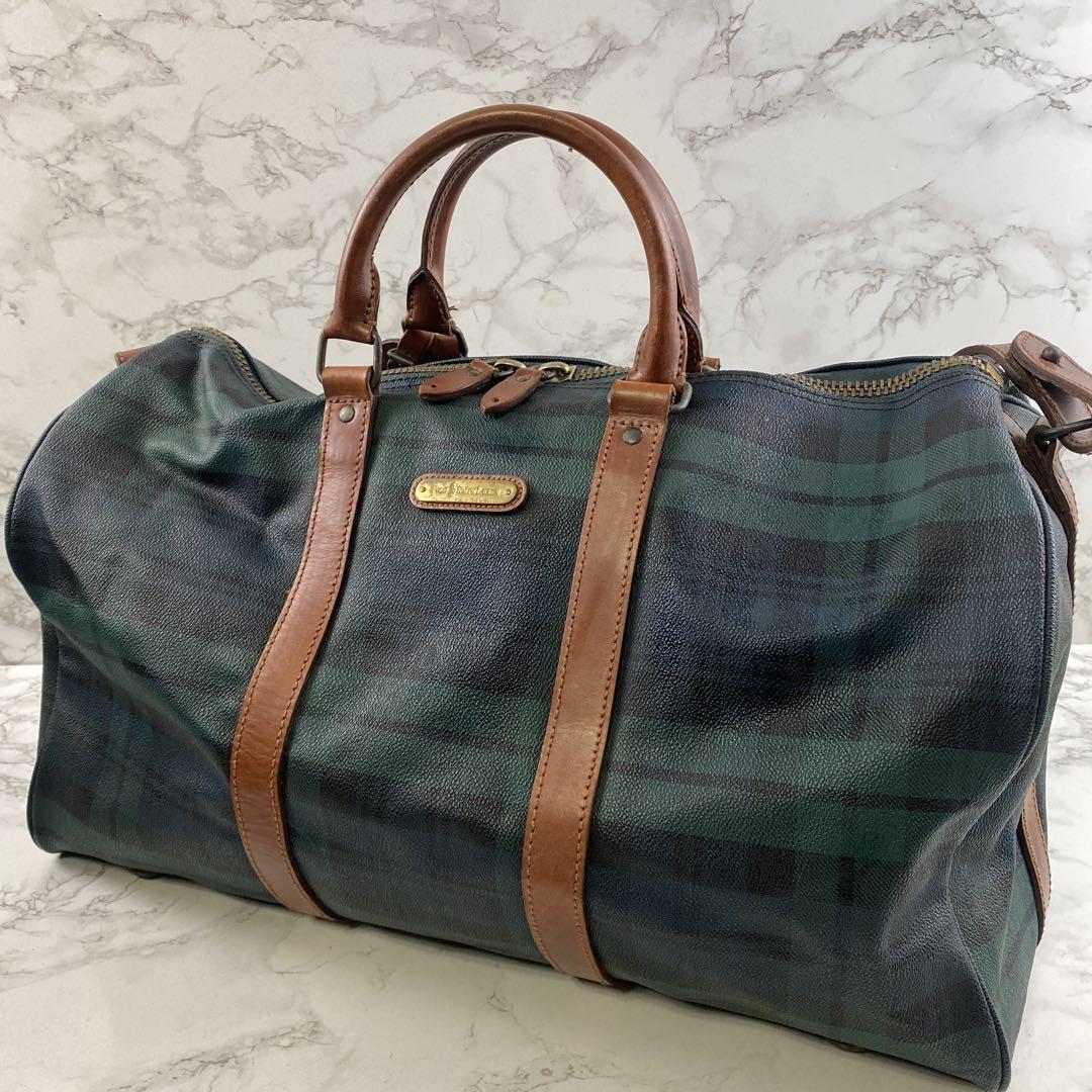 POLO RALPH LAUREN ポロラルフローレン 本革レザーボストンバッグ
