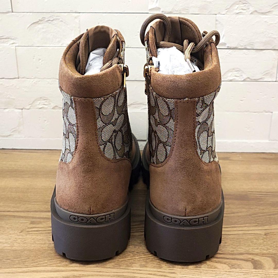 Coach コーチ CitySole ブーツ・シグネチャー ジャカード 靴