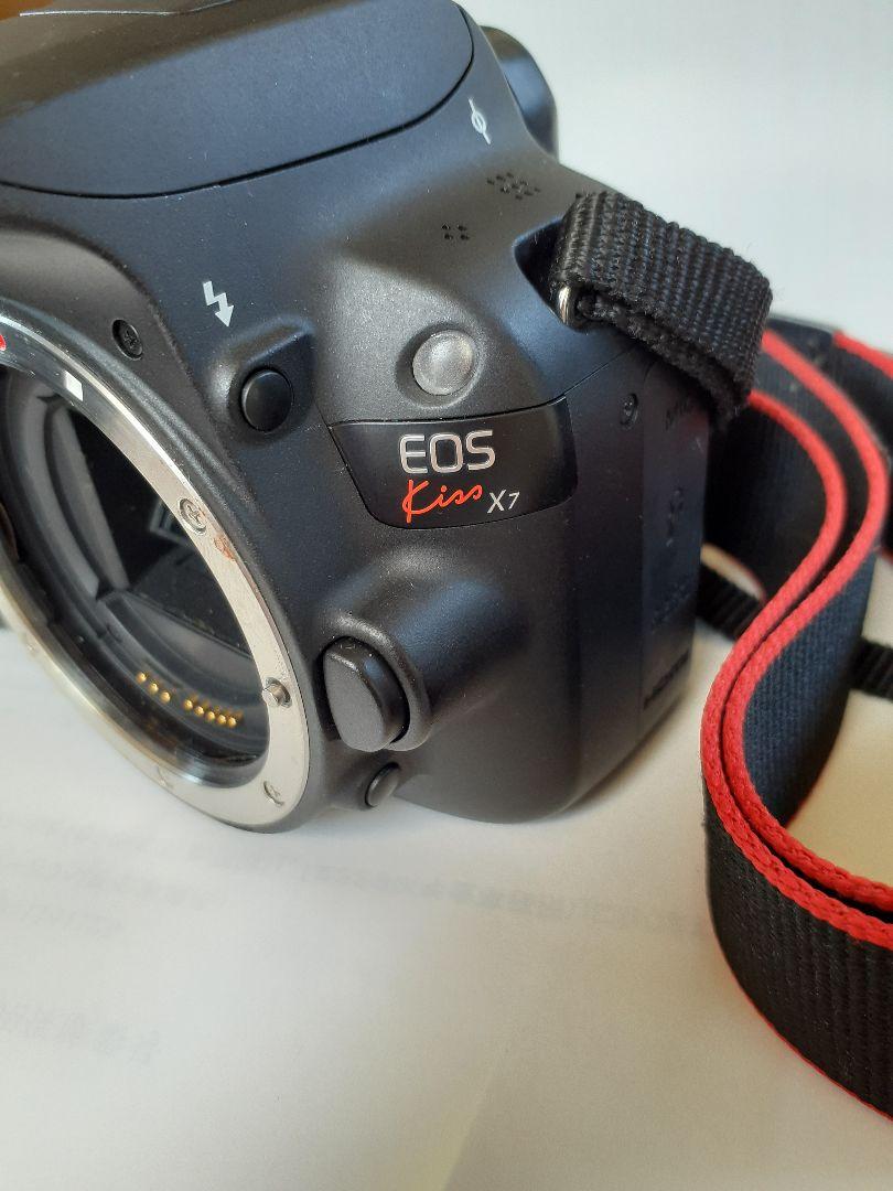 最安値に挑戦 美品 Canon EOS kiss X7 一眼レフカメラ 61zBD-m87918988159 新品最安値