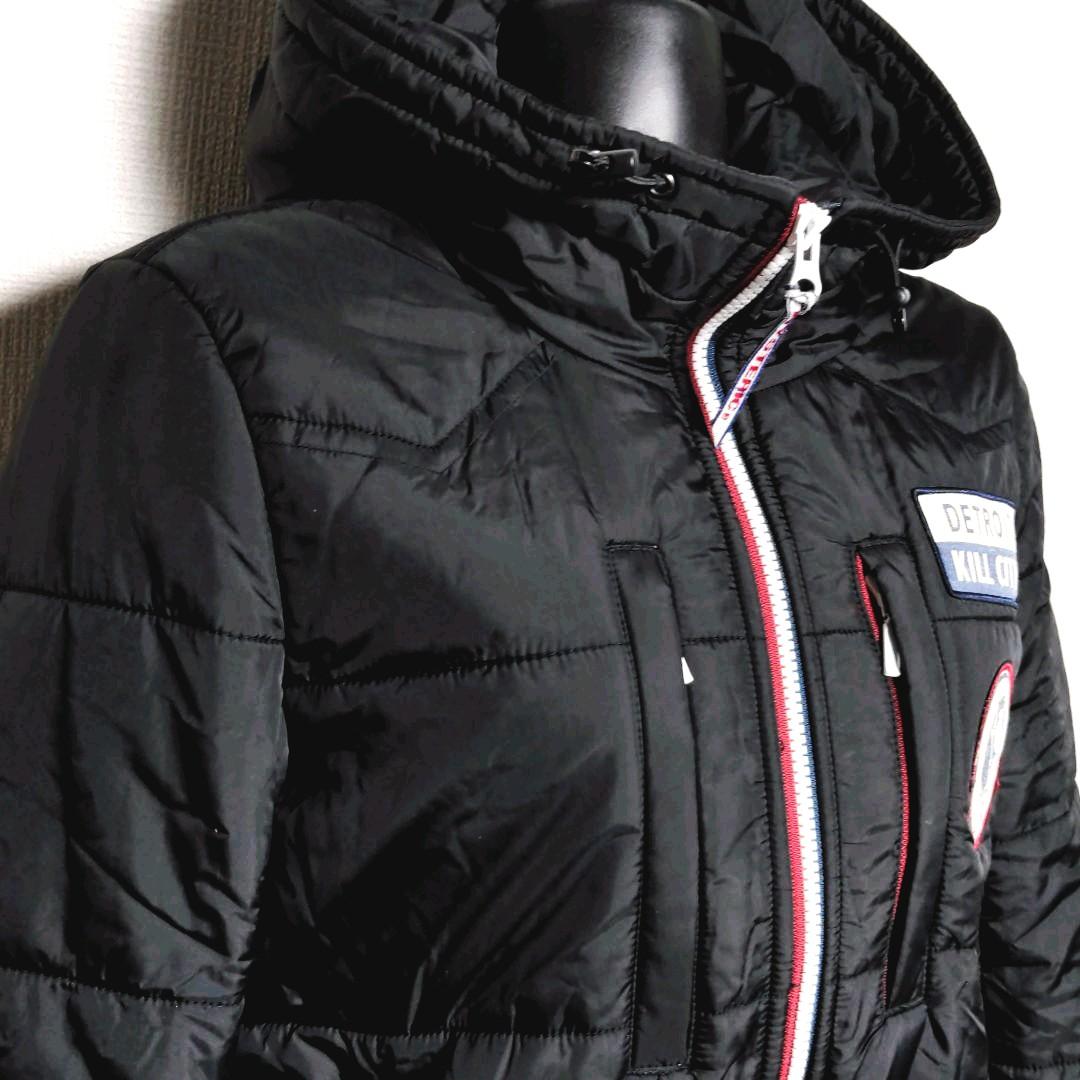 ay12. 美品 HYSTERIC GLAMOUR フェイクダウンパーカー 黒 ay12. 美品 HYSTERIC GLAMOUR フェイクダウンパーカー 黒
