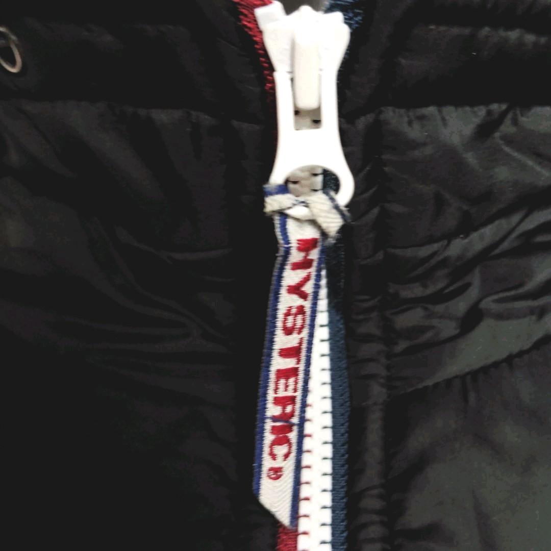 ay12. 美品 HYSTERIC GLAMOUR フェイクダウンパーカー 黒 ay12. 美品 HYSTERIC GLAMOUR フェイクダウンパーカー 黒