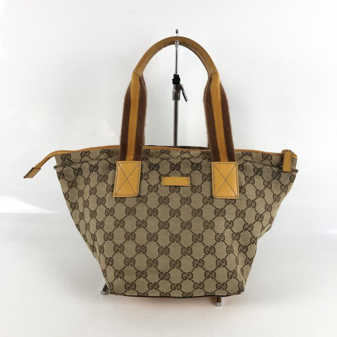 GUCCI グッチ GGキャンバス シェリーライン ハンドバッグ ブランド