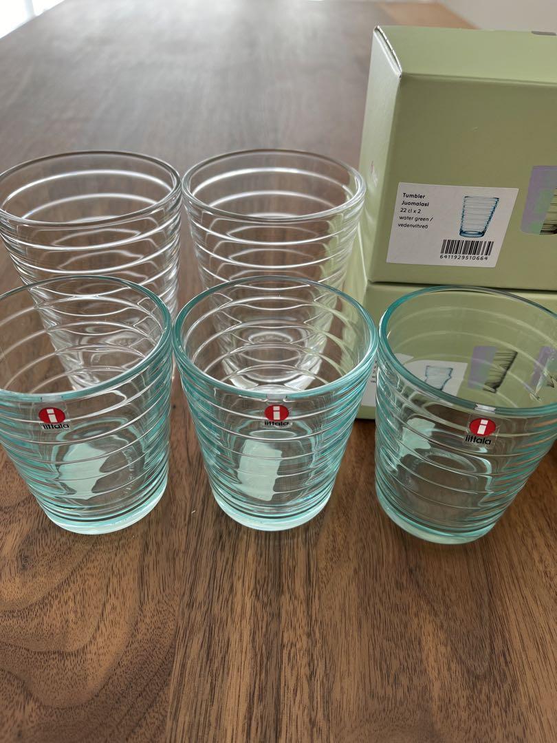 イッタラ グラス アイノアアルト220ml×3、330ml×2 合計5個セット