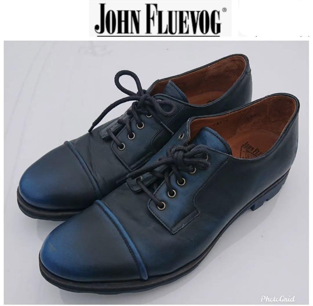 英国製 John Fluevog verocuoio  ドレスシューズ 革靴