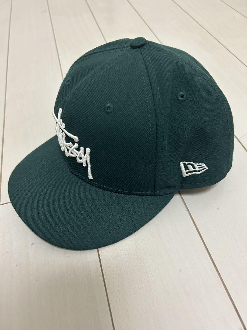 Stussy ベースボールキャップ ダークグリーン