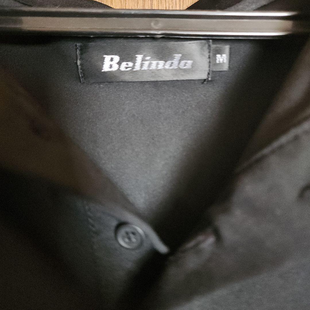 完売品　Belinda ブラック ポロシャツ M　ラインストーン