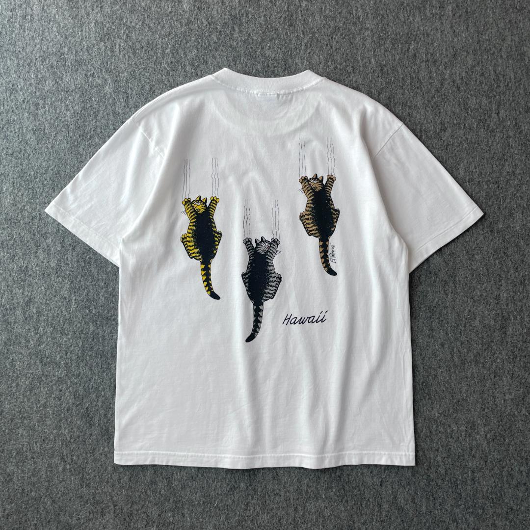 レア◇80s USA製 クリバンキャット クレイジーシャツ Tシャツ