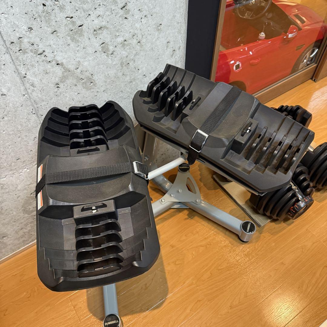 可変式ダンベル 片側 最大40kg×2 スタンドセットアジャスタブルダンベル ③ 可変式ダンベル 片側 最大40kg×2 スタンドセットアジャスタブル