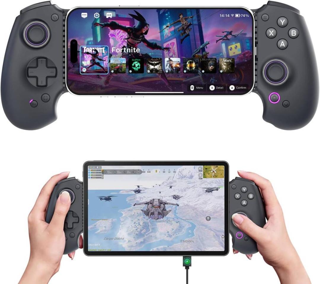 匿名配送❣️ Android iPhone 15-Serie スマホ ゲームパッド
