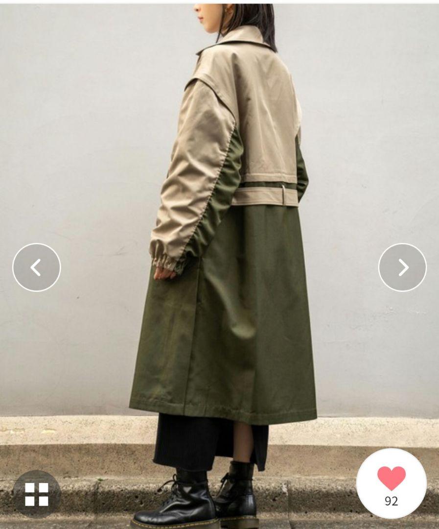 Nora Lily オーバー トレンチコート (UNISEX　 4通り カーキ