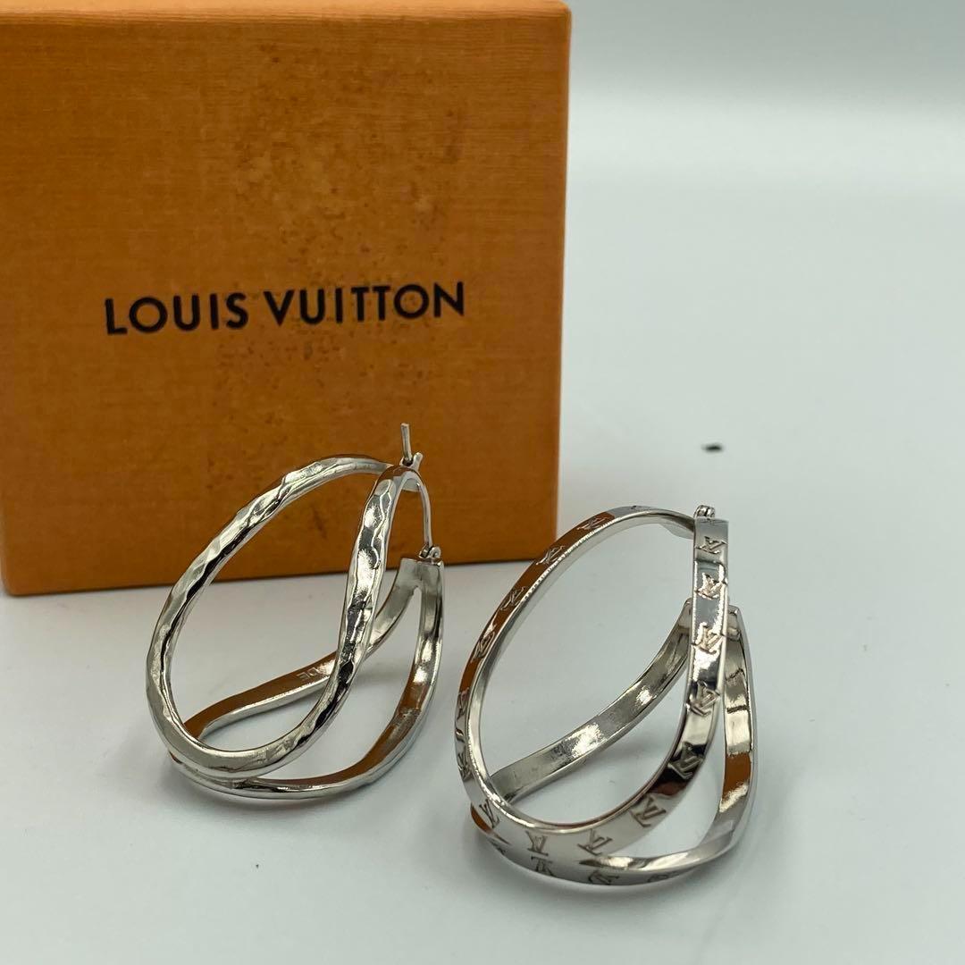 高級感溢れるシルバー】LOUIS VUITTON☆ルルグラム ピアス