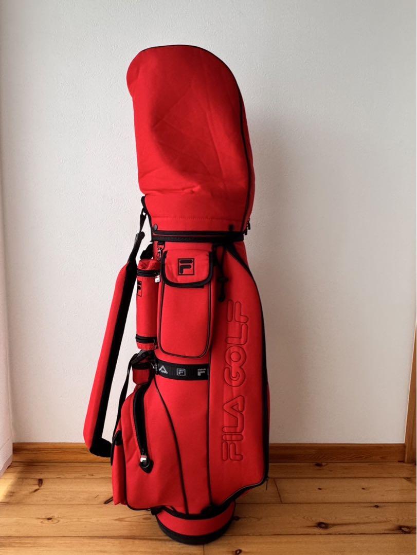 はな‼︎ FILA GOLF キャディバッグ　クラブ6本 練習グッツ付き