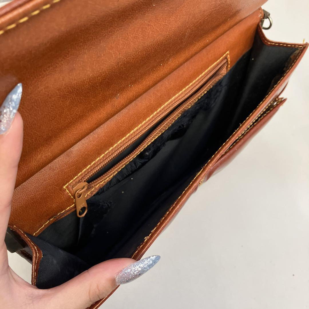 昭和レトロ ディーコレクション ビジネスバッグ ハンドバッグ レザー 本革 自立