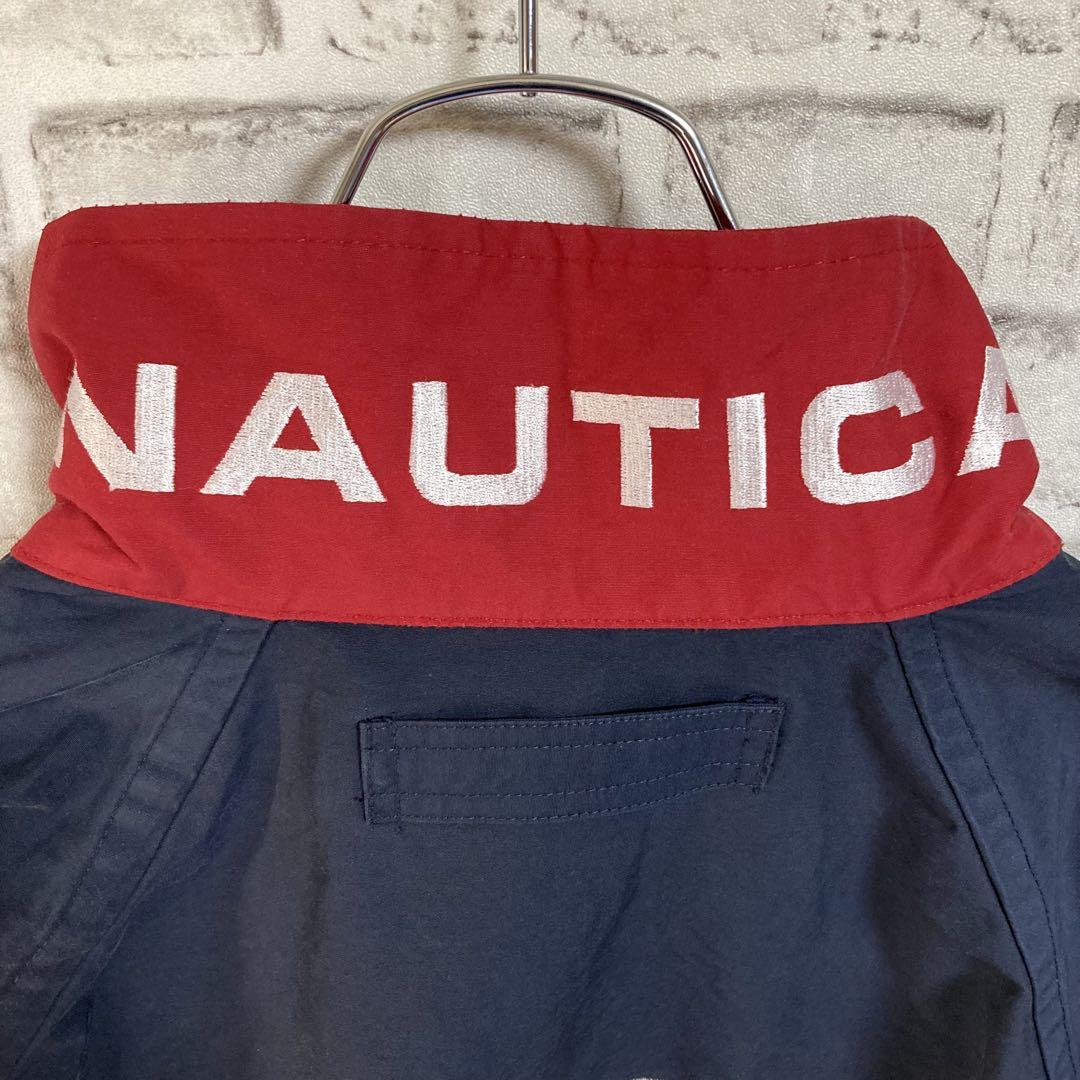 レア90sセーリングジャケット★nautica 90s 刺繍ロゴ vintage