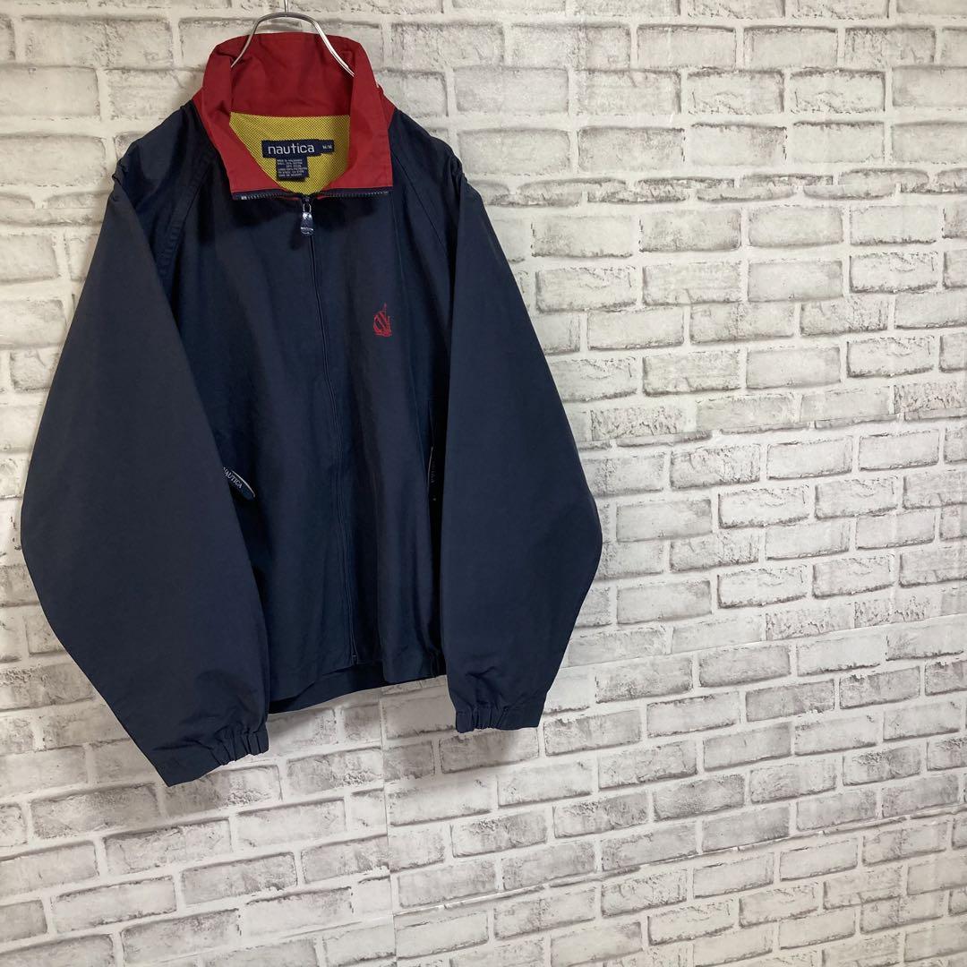レア90sセーリングジャケット★nautica 90s 刺繍ロゴ vintage
