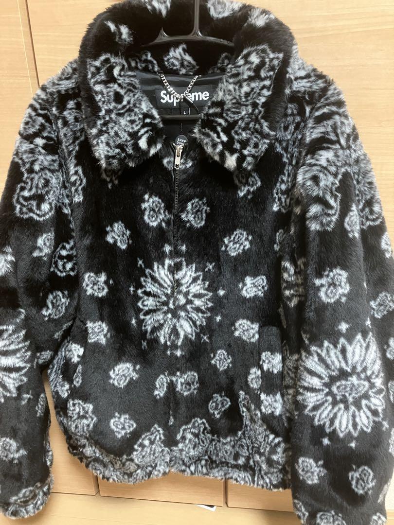Supreme Bandana Faux Fur Bomber Jacket